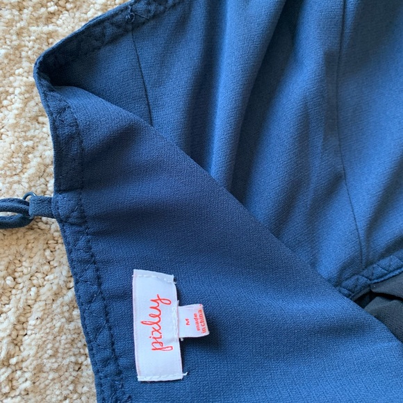 Fun party dress, blue/pink accent Pixley brand - Picture 4 of 6